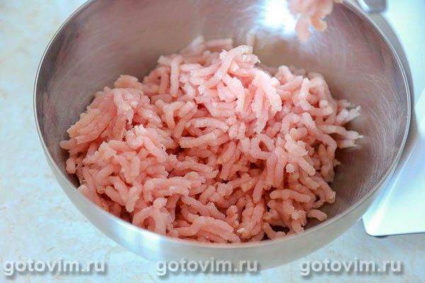 Пельмені з індички з лисичками, Крок 03