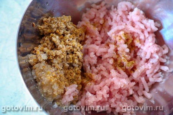 Пельмені з індички з лисичками, Крок 04