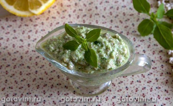 Песто з насіння соняшнику. Фотографія рецепта