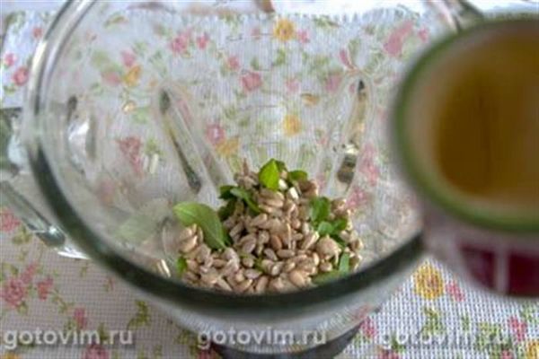 Песто з насіння соняшнику, Крок 04