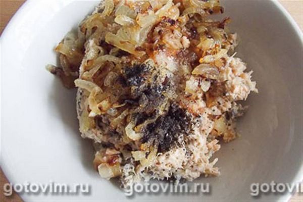 Вареники з сьомгою, Крок 01