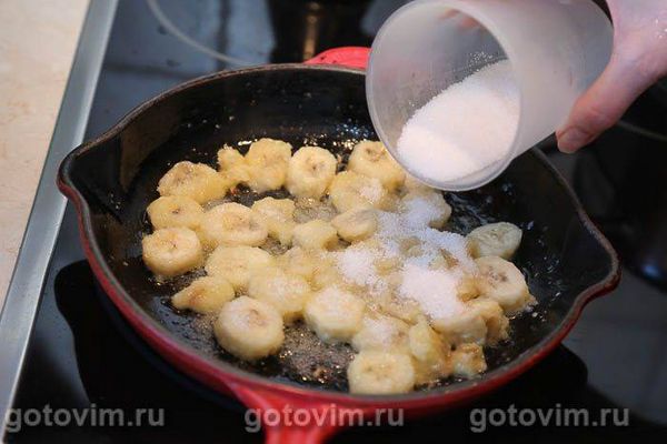 Вершковий заварний банановий крем 