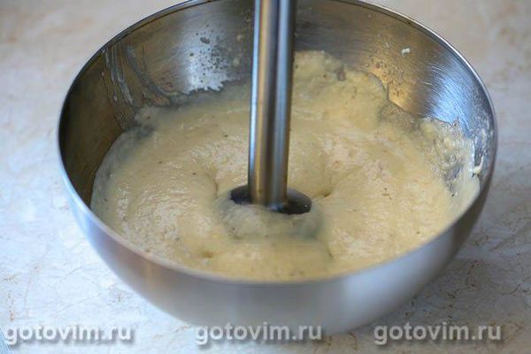 Вершковий заварний банановий крем 