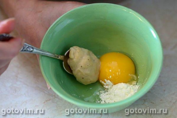 Вершковий заварний банановий крем 